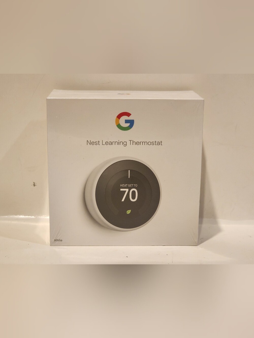 Google Nest 3rd Generation Learning Thermostat Model A0013 Stainless Steel